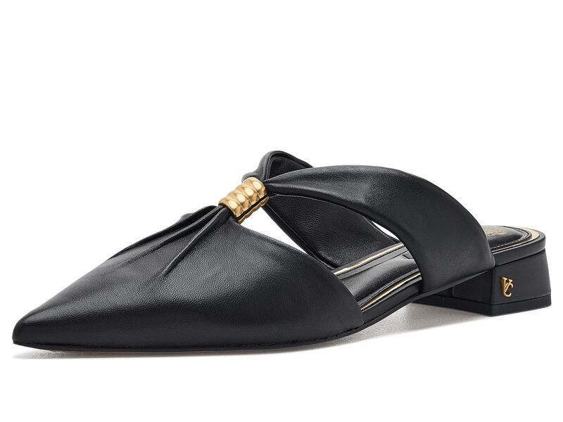 ヴィンスカムート レディース シューズ ヒール Vince Camuto Vanika Gathe red SlipOn Mules Black ブラック