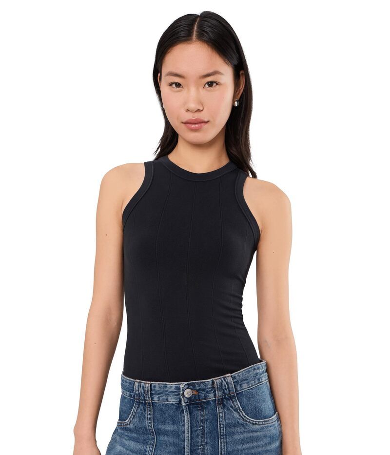 フリーピープル レディース トップス シャツ Free People Soft Seamless Modal Tank Black ブラック