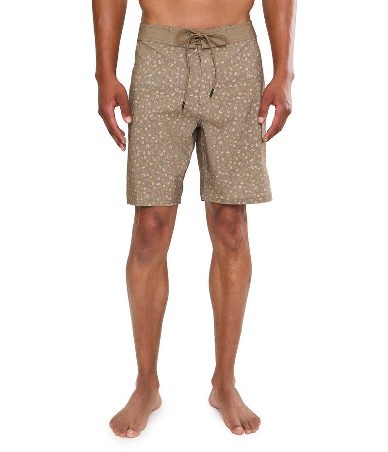 ルーカ メンズ 水着 ハーフパンツ・ショーツ プリント RVCA VA Trunk Print Coyote