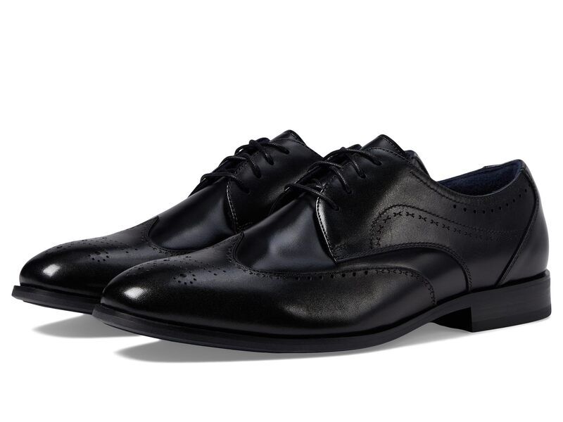 ステイシーアダムス メンズ シューズ オックスフォード ウィングチップ レース Stacy Adams Brayden Wingtip Lace Up Black ブラック