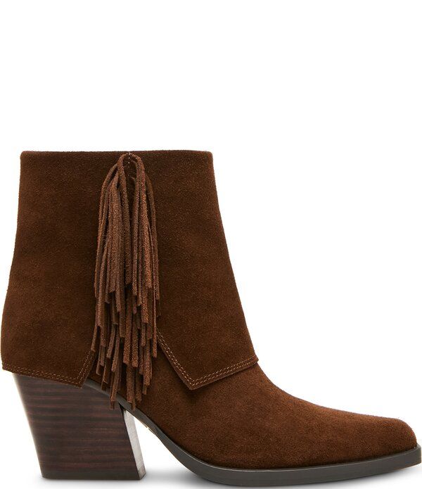 ブロンド レディース シューズ ブーツ・レインブーツ スエード フリンジ Blondodessa Waterproof Suede Cuffed Fringe Booties Black ブラック