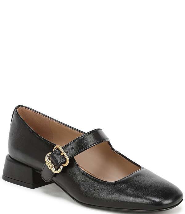 サムエデルマン レディース シューズ ヒール レザー Sam Edelman Betsey Leather Square Toe Mary Jane Pumps Black ブラック