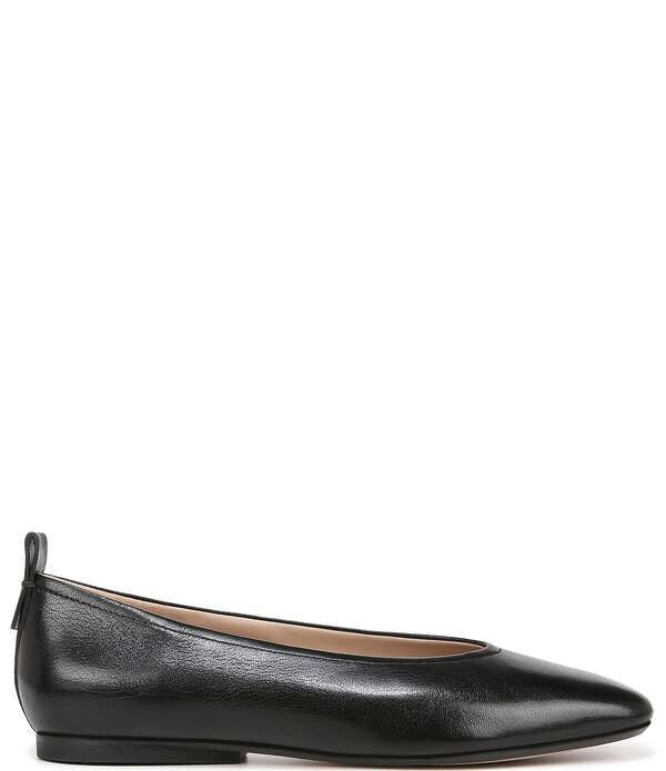 ナチュライザー レディース シューズ パンプス レザー Naturalizer Carla Leather Square Toe Ballet Flats Chocolate チョコレート