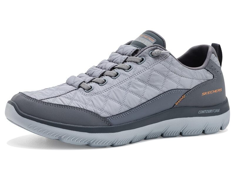 スケッチャーズ メンズ シューズ スニーカー Skechersummits Contour Foam Cozy Fit CharcoalOrange チャコール