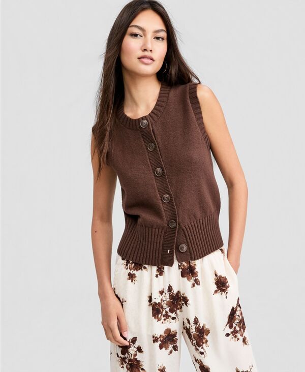アンドノウディス レディース アウター ニット・セーター ノースリーブ カーディガン And Now This Womensleeveless Cardigan Macys Exclusive War