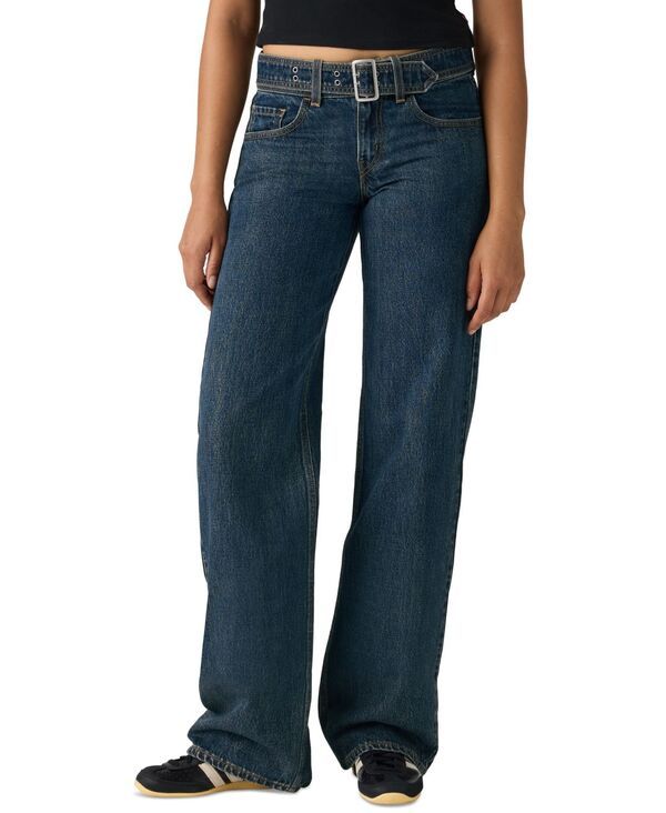 リーバイス レディース ボトムス デニムパンツ ジーンズ Levis Womens Belted Superlow Loose Jean silver Lode シルバー
