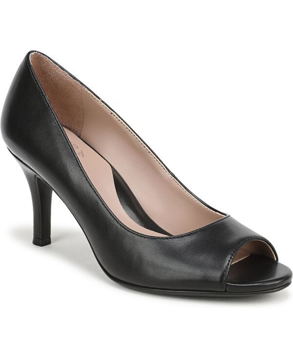 ナチュライザー レディース シューズ スリッポン・ローファー Naturalizer Womens Locke SlipOn Pumps Black Faux Leather ブラック
