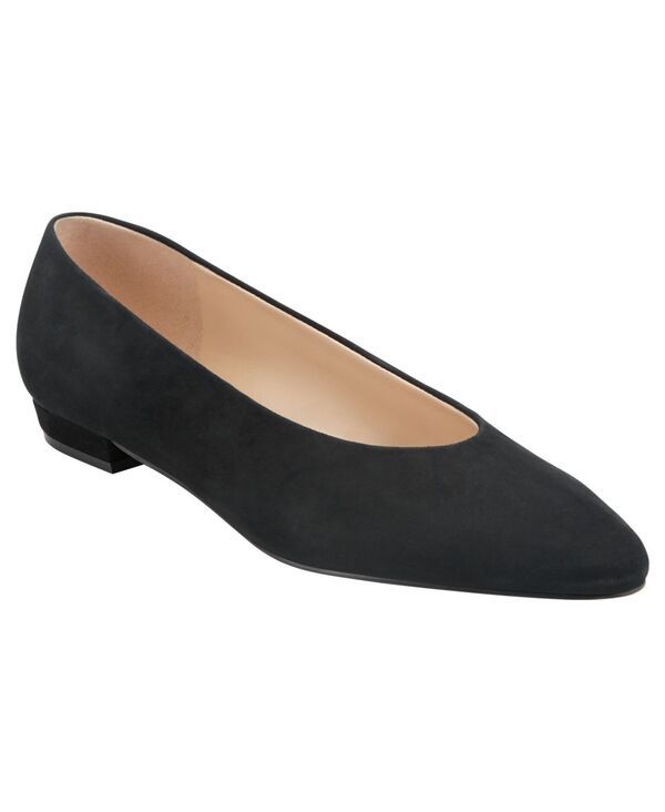 マーク・フィッシャー レディース シューズ パンプス Marc Fisher LTD Womens Bodie Pointed Toe Flats Black Suede ブラック
