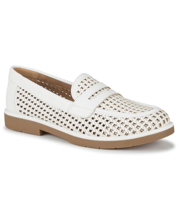 ベアトラップス レディース シューズ スリッポン・ローファー Baretraps Womens Calli Woven SlipOn Loafers Cream クリーム