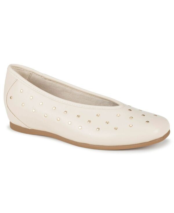 ベアトラップス レディース シューズ スリッポン・ローファー Baretraps Womens Ryalie Studded SlipOn Flats Cream クリーム 18,186円