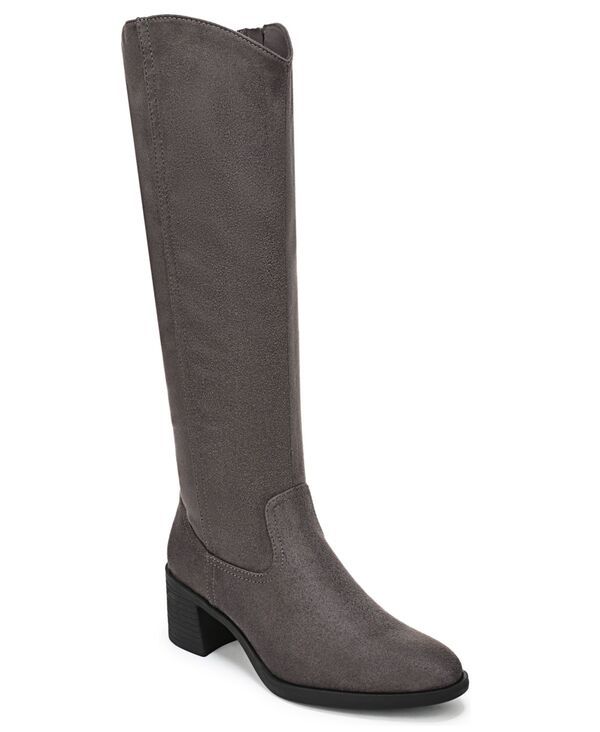 ライフストライド レディース シューズ ブーツ・レインブーツ トール LifeStride Womens Joliet Zipper Tall Boots Iron Gray Microfiber グ