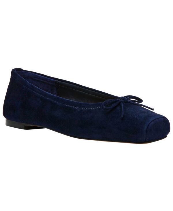 スティーブ マデン レディース シューズ パンプス Steve Madden Womens Eleve Square Toe Ballet Flats Navy Suede ネイビー
