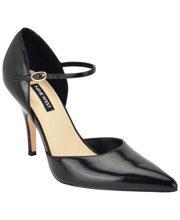 ナインウェスト レディース シューズ パンプス Nine West Womens Pariss Mary Jane Stiletto Dress Pumps Black Leather ブラック