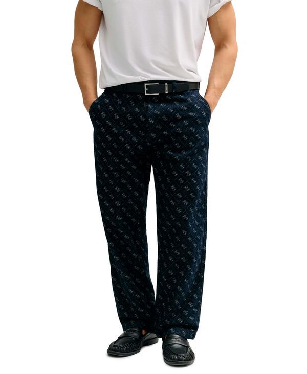 ゲス メンズ ボトムス デニムパンツ ジーンズ GUESS Mens Damon Chino RegularFit Jeans Wisley 4G Logo