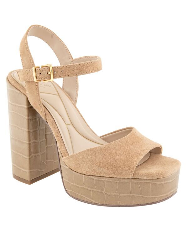 ケネスコール レディース シューズ サンダル プラットフォーム Kenneth Cole New York Womens Parton Platform Dressandals Camel Suede 28,470円