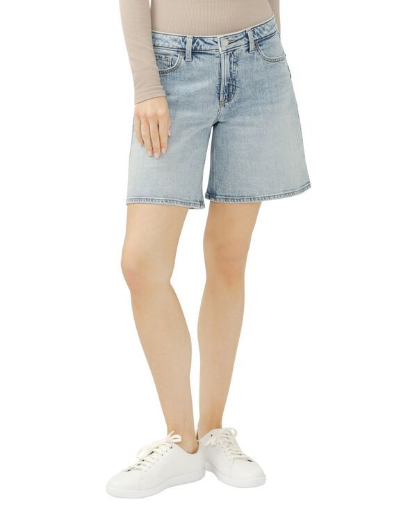 シルバー ジーンズ レディース ボトムス ハーフパンツ・ショーツ ショートパンツ ローライズ Silver Jeans Co Womens Loose LowRise Shortsanta Rosa