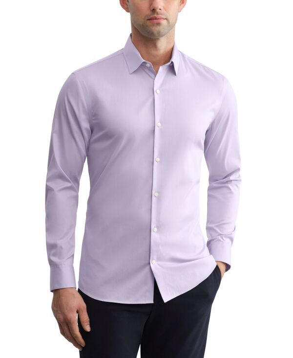 カルバンクライン メンズ トップス シャツ Calvin Klein MenslimFit Dresshirt Lavender ラベンダー 9,786円
