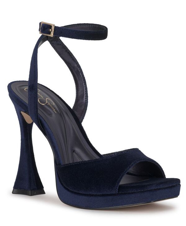 ジェシカシンプソン レディース シューズ サンダル Jessica Simpson Womens Jixte Round Toe Dressandals Dark Night Velvet