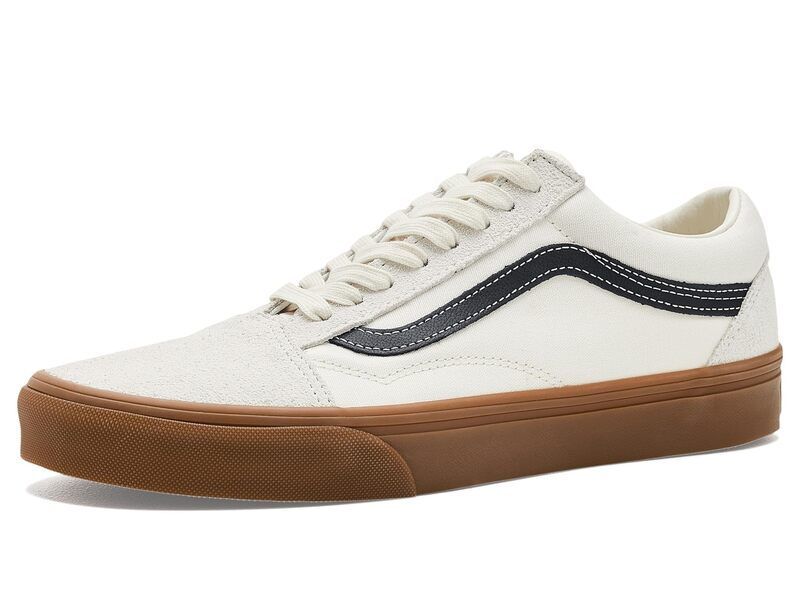 バンズ メンズ シューズ スニーカー Vans Old Skool Gum White ホワイト