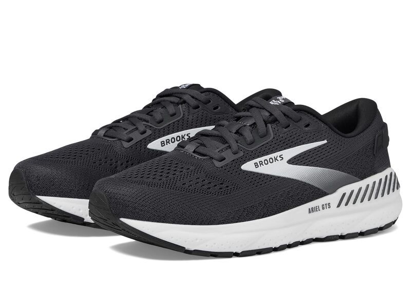ブルックス レディース シューズ スニーカー Brooks Ariel GTS 24 EbonyBlackWhite ホワイト