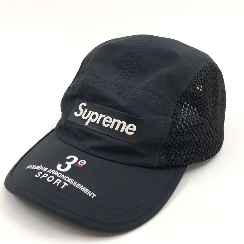 【中古品】SUPREME シュプリーム MESH SIDE PANEL CAMP CAP メッシュサイドパネル キャンプキャップ 帽子【149-260823-hn-06-fur】