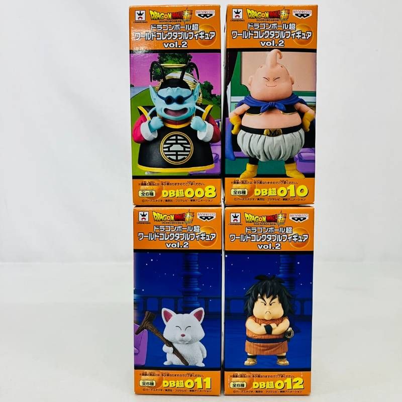 【まとめ】 ドラゴンボール 超 ワールドコレクタブルフィギュア vol.2 界王 魔人ブウ カリン様 ヤジロベー フィギュア 4体 セット / DB超 DRAGONBALL ワーコレ WCF 8,960円