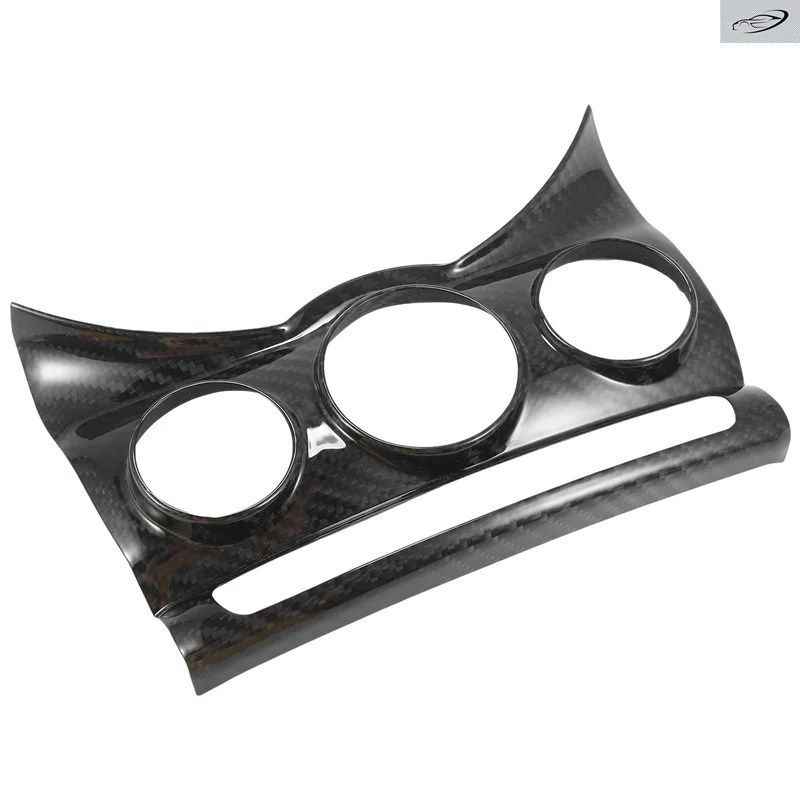 BMW MINI COOPER F55 F56用精密カーセンターコンソールトリムカバーダッシュボードエアコンノブパネルカーボンファイバーパーツ 9,812円