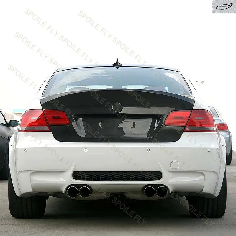 2007～2013年式 BMW 3シリーズ E92 クーペ CLSスタイル 大型リアウィングスポイラー グロスブラック グロスブラック製