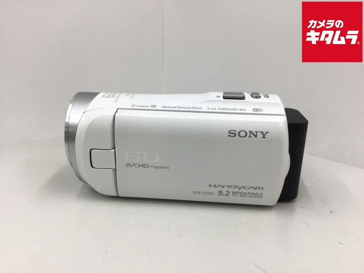 【中古】 【良品】 ソニー デジタルHDビデオカメラレコーダー HDR-CX485 WC ホワイト