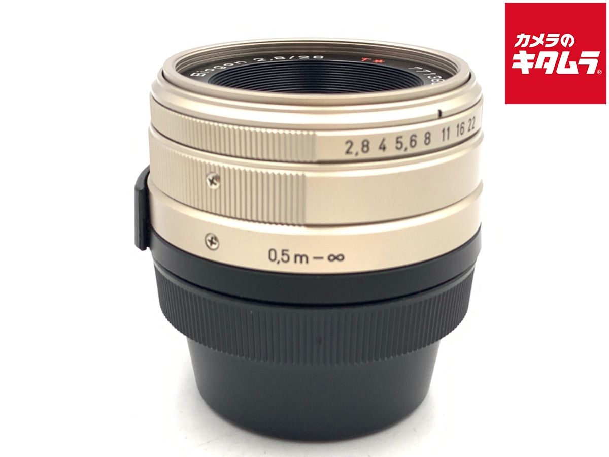 【中古】 【良品】 コンタックス ビオゴン T* G 28/2.8 クローム