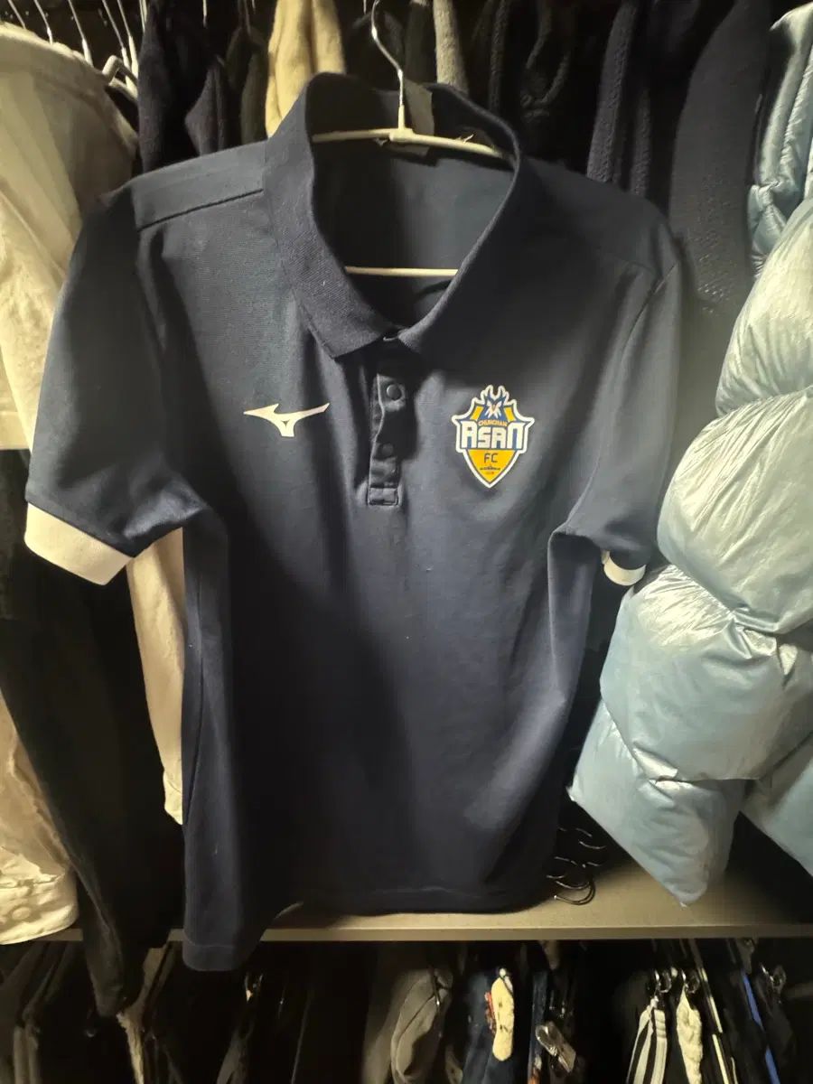충남 아산 선수 지급용 폴로 Tシャツ L