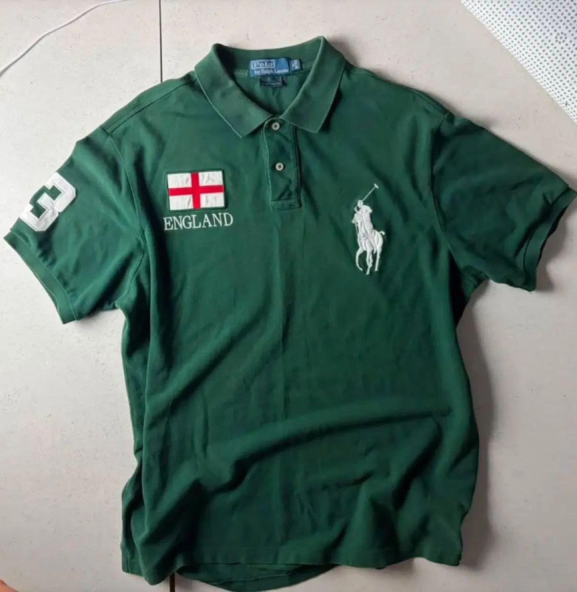 ポロ BIGポニー 半袖 イングランド カラーTシャツ