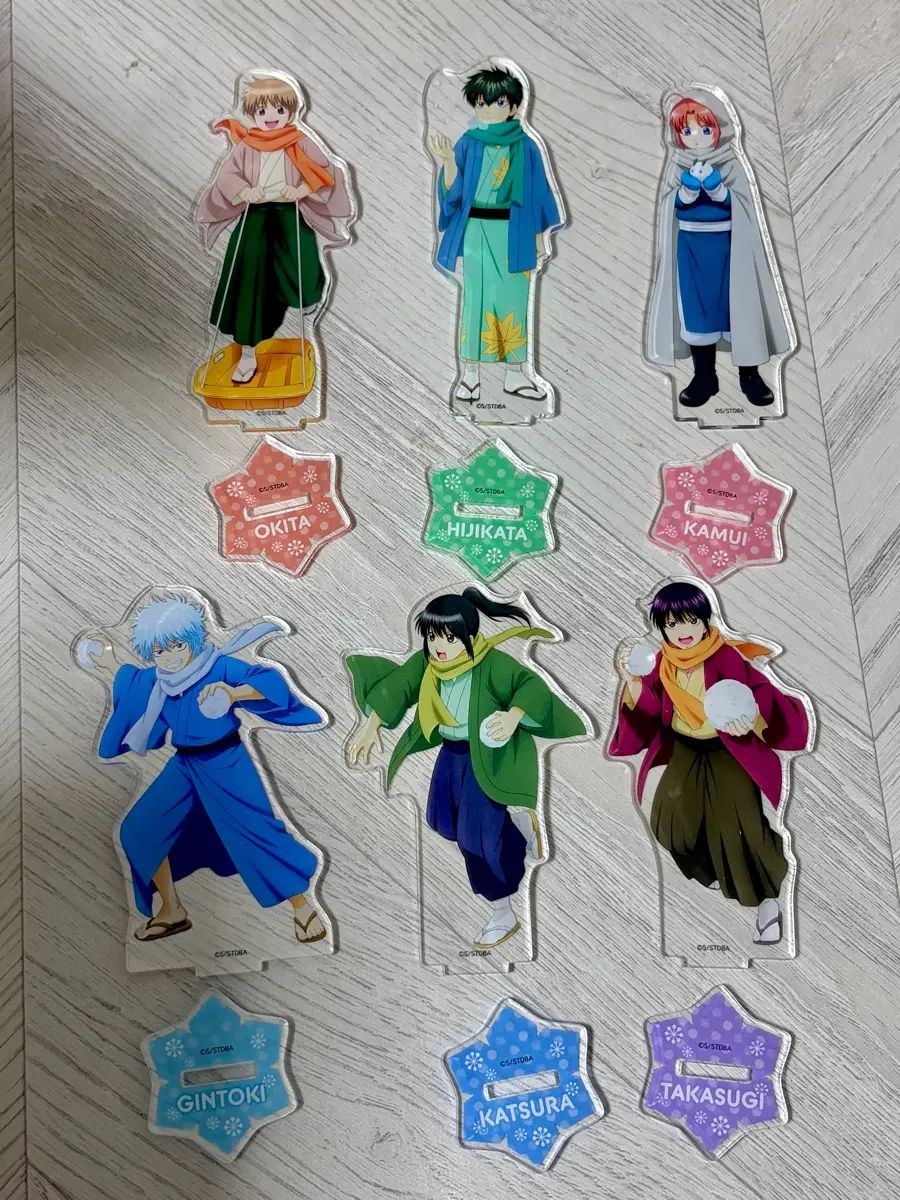 銀魂 JF ジャンプフェスタ ちび 幼少期 アクリルスタンド 雪合戦 全種