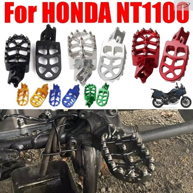 ホンダ NT1100 2022 - 2026 2025 用オートバイアクセサリー 滑り止め大型フットレスト フットペグレスト フットペダル 6,615円