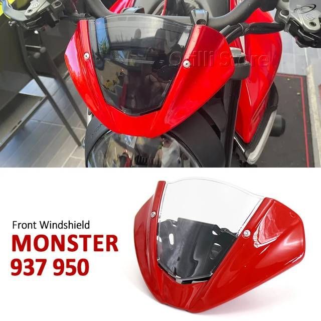 オートバイスポーツウインドシールド/ウインドスクリーンバイザードゥカティ モンスター 937 950 MONSTER 2021 - 23 2024