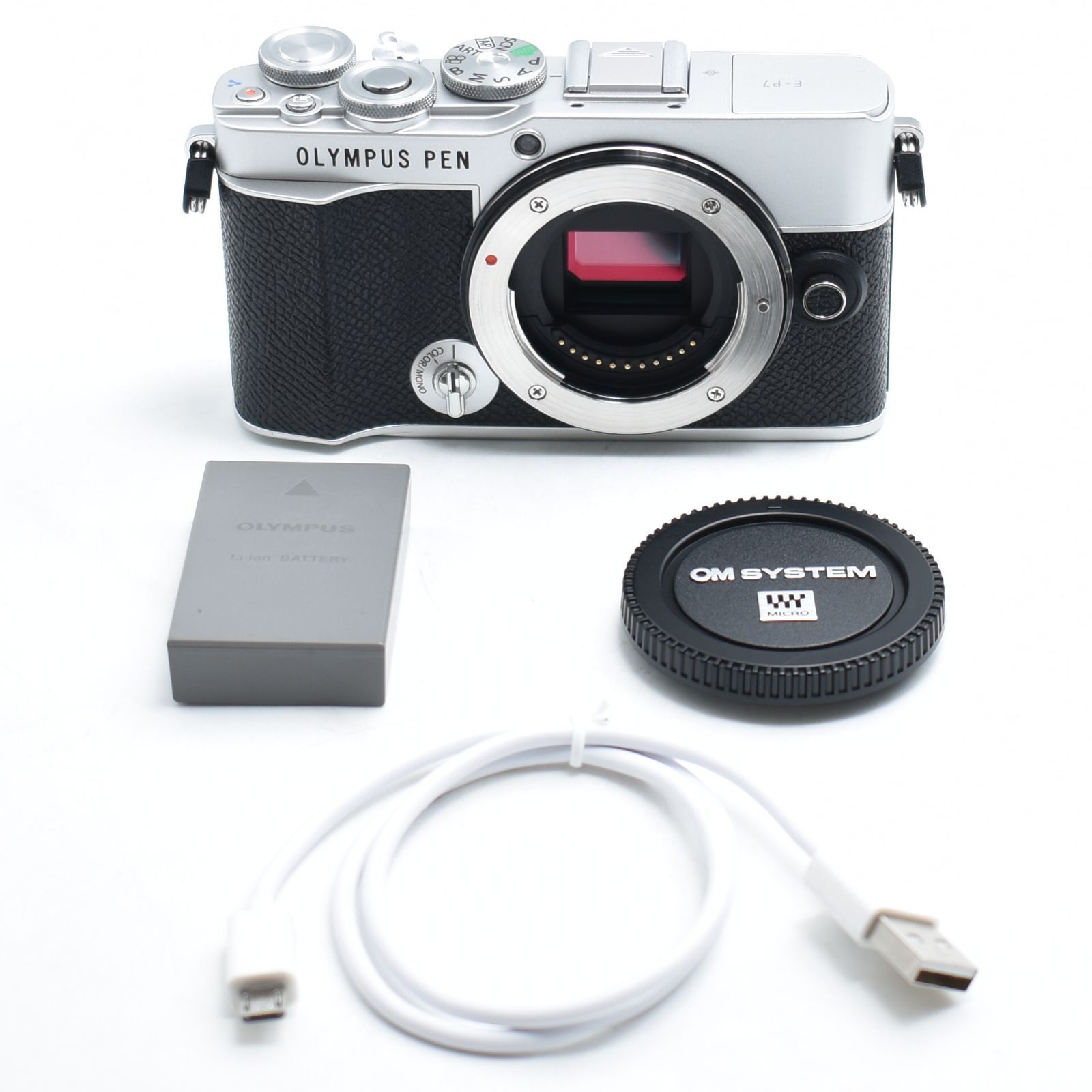 B#13536 OLYMPUS PEN E-P7 ボディー シルバー 41,860円