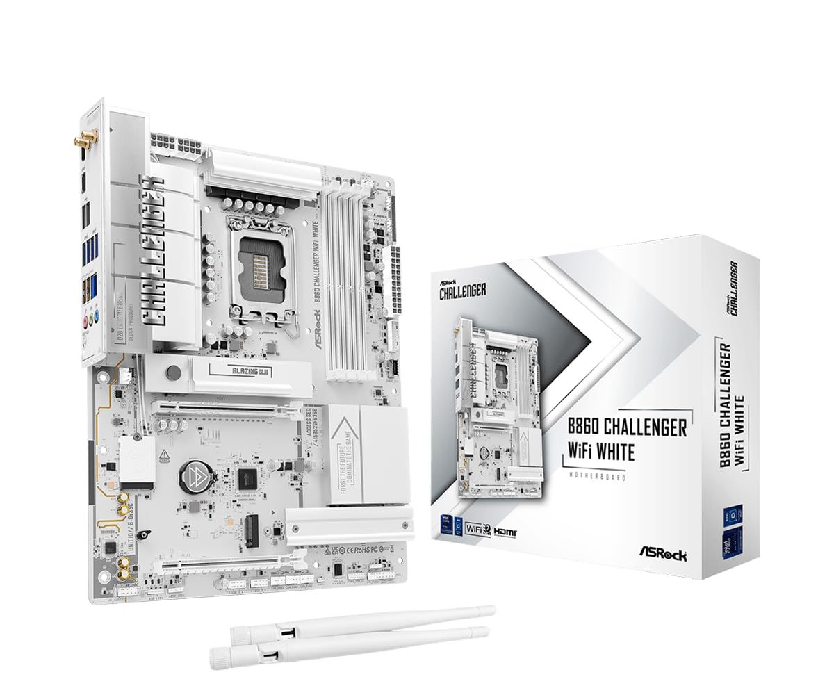 新品 ASRock B860 Challenger WiFi White Intel LGA1851対応 DDR5 ATX マザーボード【正規代理店品】 22,469円
