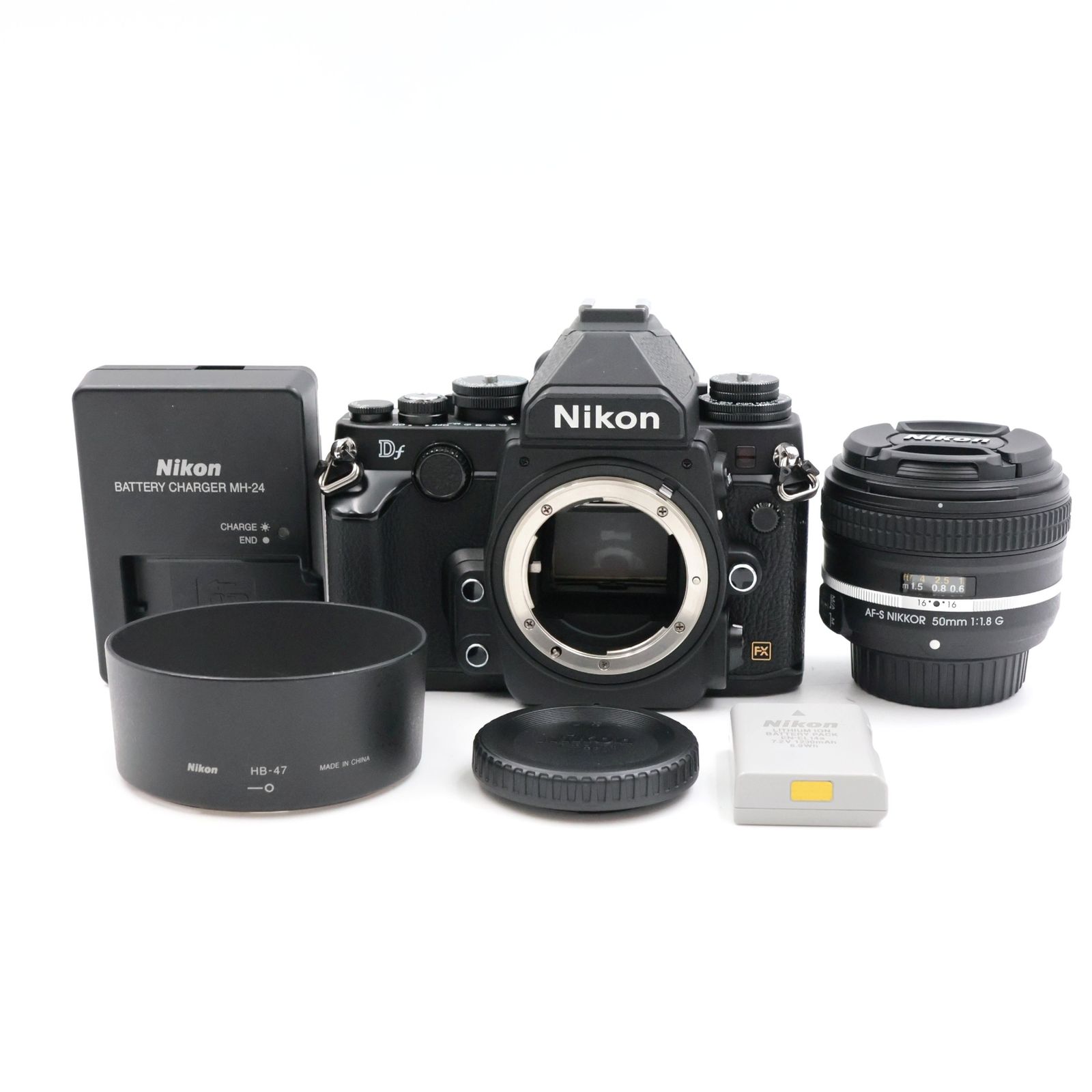 ■The number of shutters is 18,460! Superb ■ Nikon Df 50mm F1.8g Special Edition Kit Black DSLR Camera Nikon