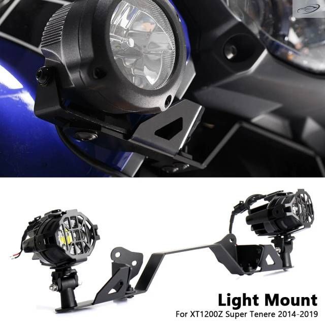 オートバイアクセサリー フォグランプマウント 補助ライトブラケット YAMAHA XTZ1200 XT1200Z Super Tenere 2014-2019用