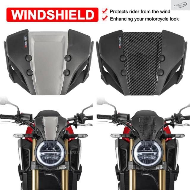 ホンダ CB650R 2019-2021 - 23 用 CB650R オートバイウインドシールド フロントウインドスクリーン スポーツウインドディフレクター プロテクター バイ