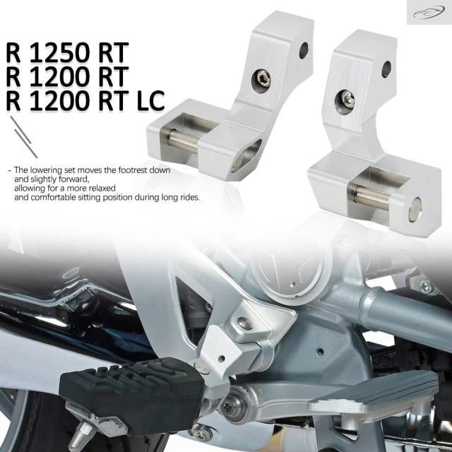 R 1200 1250 RT オートバイフットペグローダウンキット パッセンジャーフットレスト BMW R1200RT 2005-2013 R1200RT LC 2014 - 2021 R1250RT用 7,074円