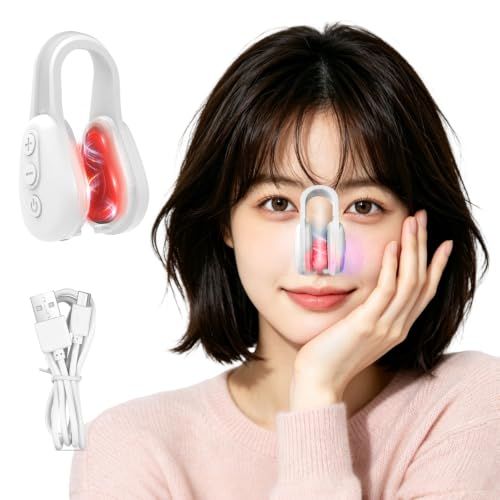鼻美顔器 鼻 EMS 鼻用美顔器【2026第二世代進化版 赤色光LEDケア SNS沸騰中】 6モード 10段階調節 低周波パルス 美鼻器 鼻クリップ 鼻筋ケア 美容専門家監修 鼻筋トレーナー コンパクト 軽量 Type-C充電式 男女兼用 プ 89aae67f 7,622円