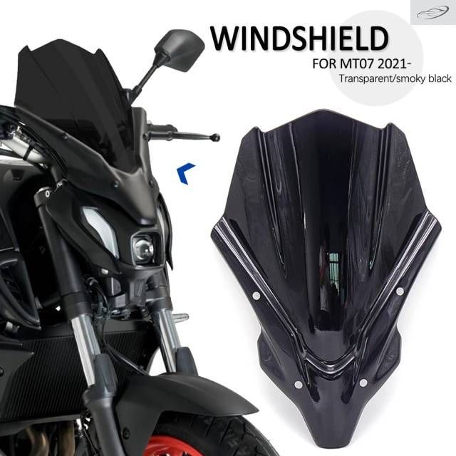 オートバイアクセサリー ウインドスクリーン ウインドシールド デフレクター YAMAHA MT07 mt07 2021-