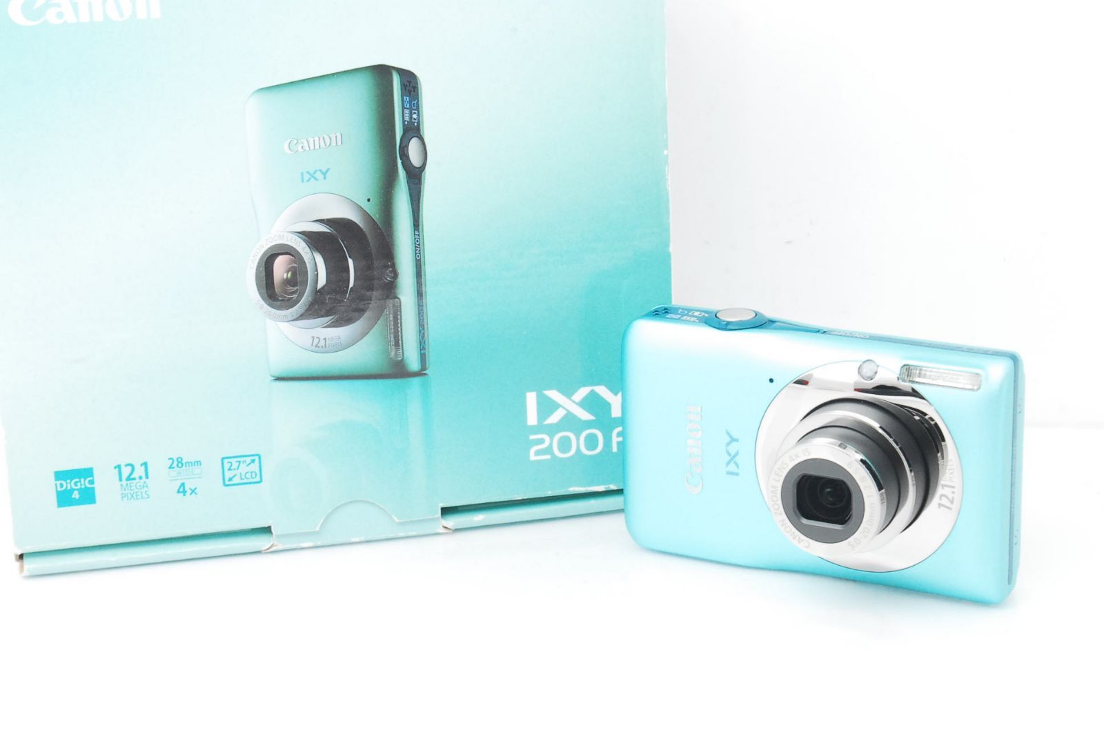 Slim and stylish! Easy high quality shooting ☆ Canon IXY 200F green