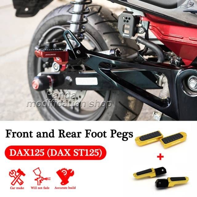 ホンダ DAX125 DAX ST125 2022 - 25 用フロントリアフットペグ