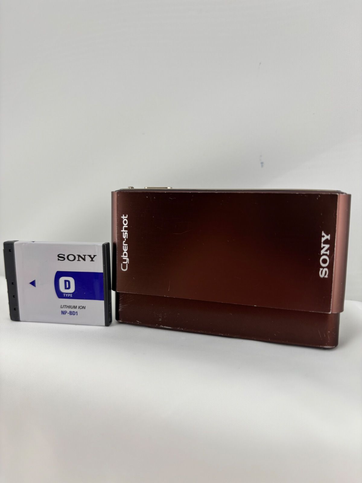 2302【動作確認済み】 SONY Cyber-shot DSC-T77 ブラウン ソニー サイバーショット