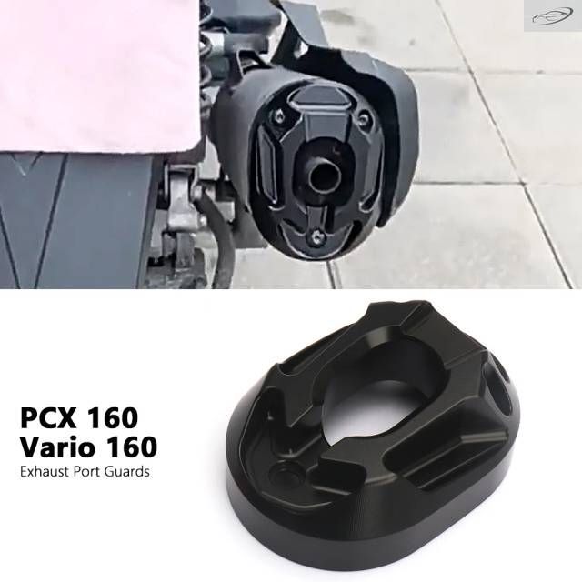 ホンダ PCX 160 PCX160 vario 160 用エキゾーストカバー 外観向上 装飾カバー バイクアクセサリーその他