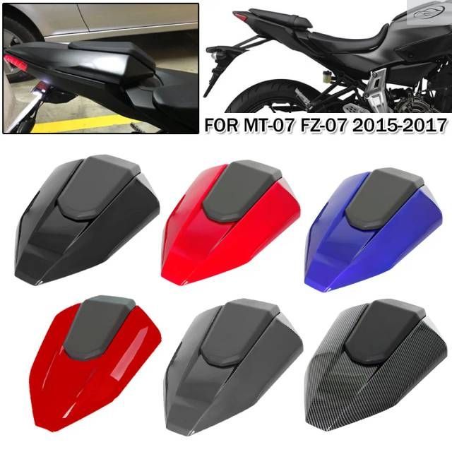 ヤマハ MT-07 FZ-07 MT07 FZ07 2015 2016 2017 用オートバイリアシートカバー ピリオンパッセンジャーソロシートバックカバーフェアリングカウル