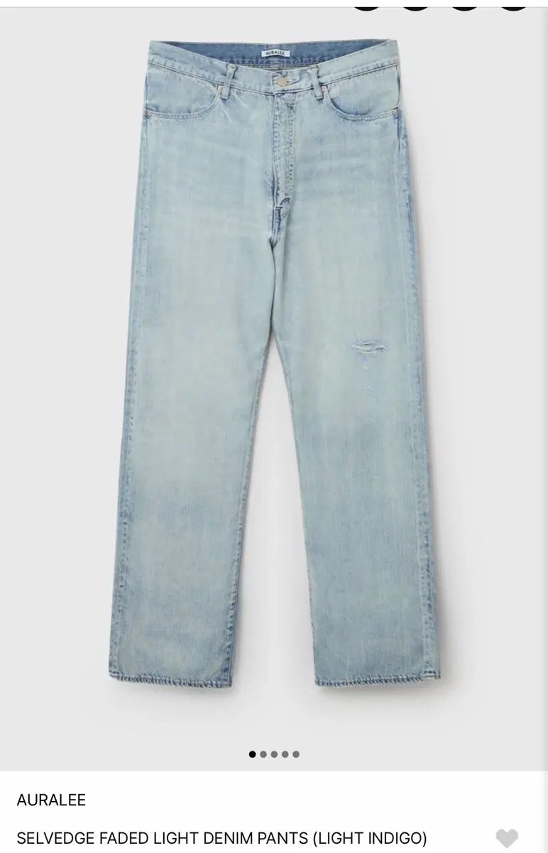 オーラリー 26ss フェイディド セルビッジ サイズ4 (32) 54,860円