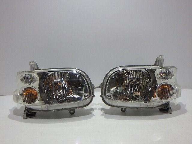 タント ヘッドライト左右 ハロゲン L375S L385S 100-51945 レベ付 コーティング 美品 260822069